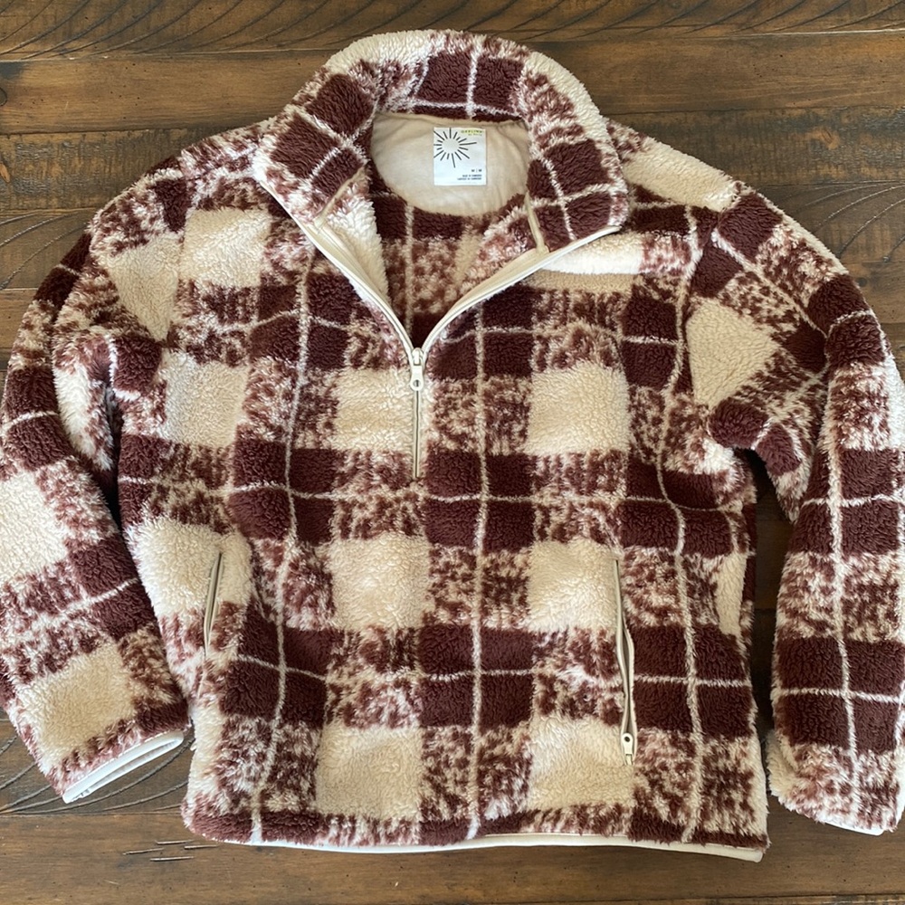 Aerie Fuzzy Quarter Zip